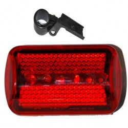 3 LED Safety Flasher with Bicycle Attachment