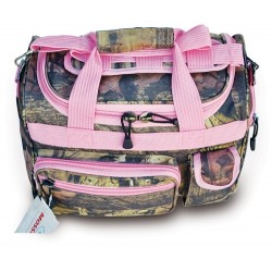 Ladies' Mossy Oak Infinity Duffel / Carry-On Bag - 13" - Pink Trim