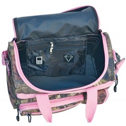 Ladies' Mossy Oak Infinity Duffel / Carry-On Bag - 13" - Pink Trim