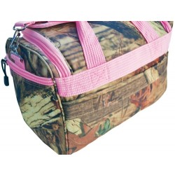 Ladies' Mossy Oak Infinity Duffel / Carry-On Bag - 13" - Pink Trim