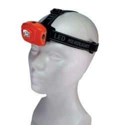 Headlamp - 4 LED - Black or Orange