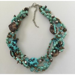 Multi-strand Turquoise Necklace