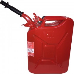 NATO Red Steel Jerry Can w/Spout