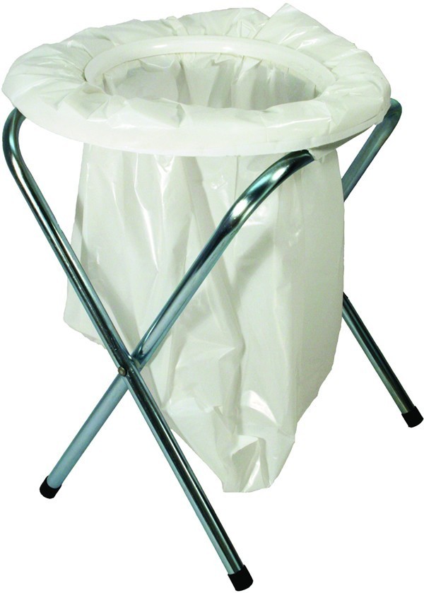 portable toilet with disposable bags