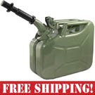 NATO Green Steel 10 Liter Jerry Can w/Spout