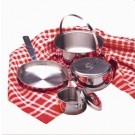 Family Cook Set - Stainless Steel w/ Copper Bottoms - 6 Pcs