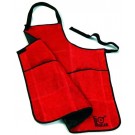 Lodge Red Leather Apron