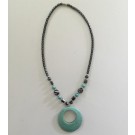 Hematite and Persian Turquoise Necklace